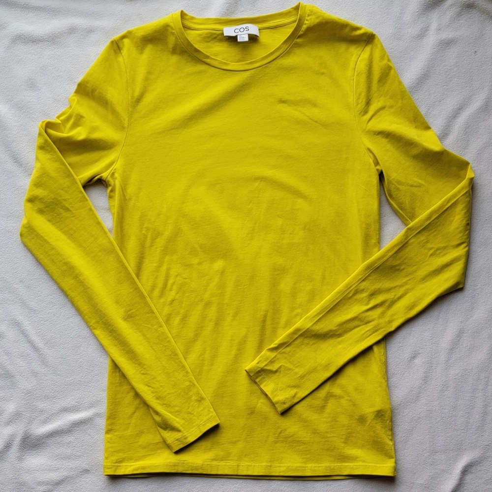 COS Yellow Long Sleeve Shirt - Picture 5 of 13